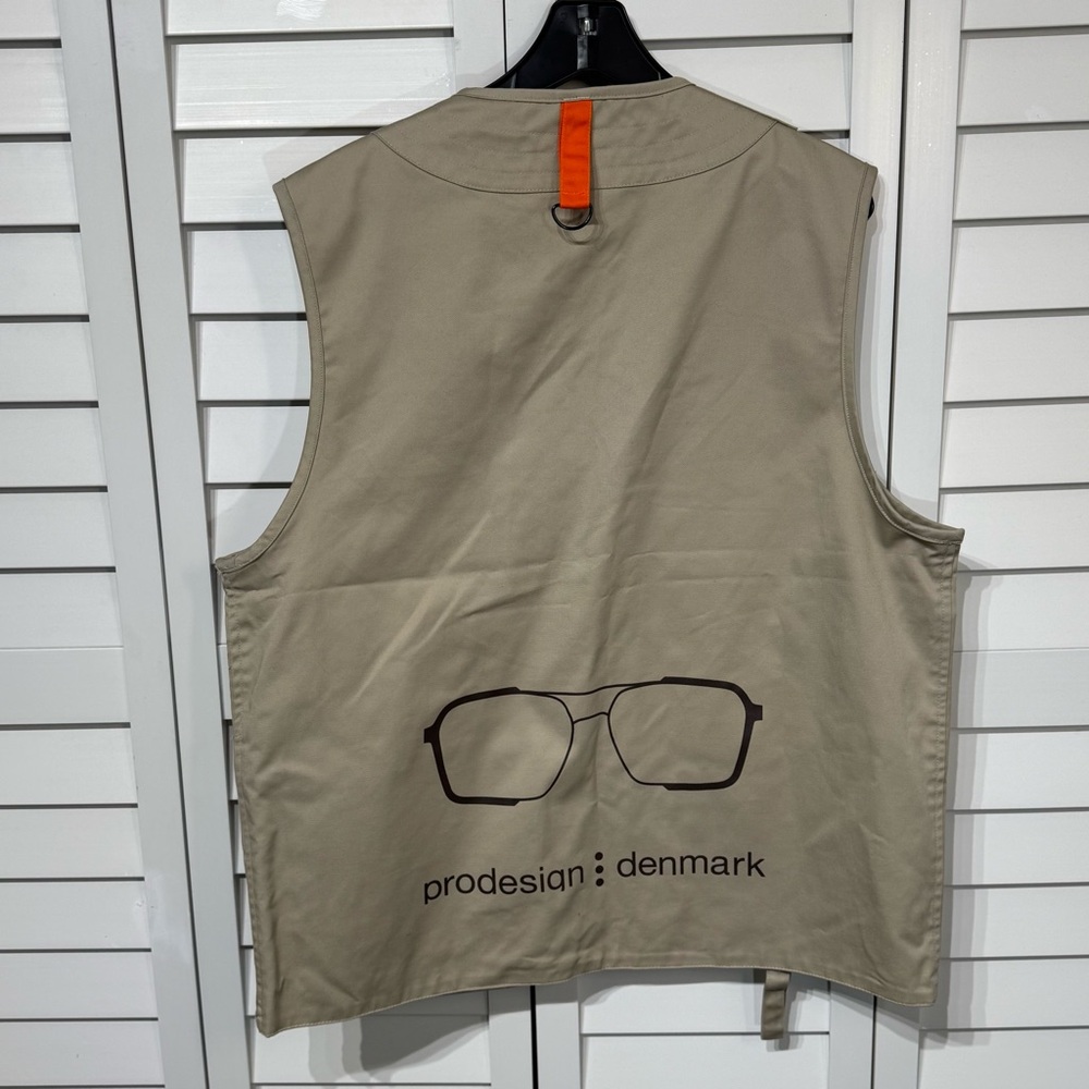 Fortem Utility Vest Prodesign Denmark Multi Pocket Workwear Size L - Picture 3 of 13